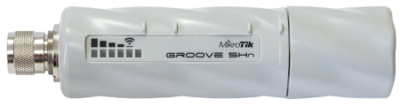 MIKROTIK GROOVE 5HN - ROUTEROS L3 - 1 WIFI 802.11A/N 200MW  CON FUENTE Y POE